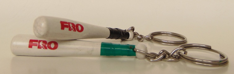 Keyring with bat